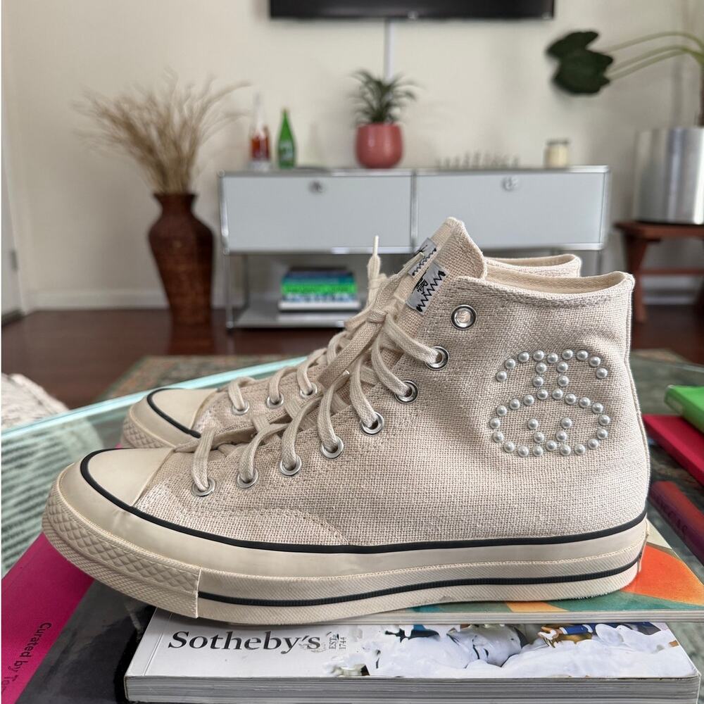 Stussy x Converse Chuck 70 High Fossil A02051C